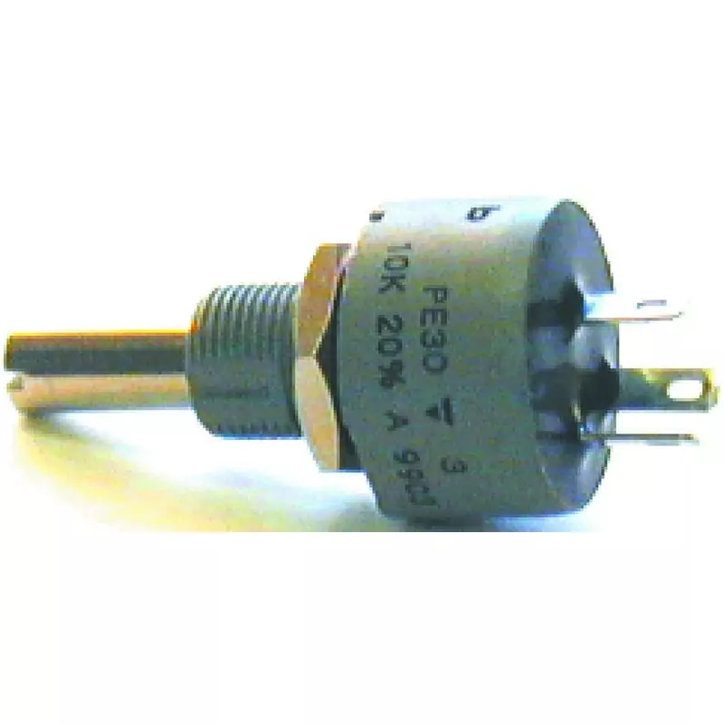Vishay CERMET POTENTIOMETER, 500 OHM 20% 3W, PE30-AM-500-20-A