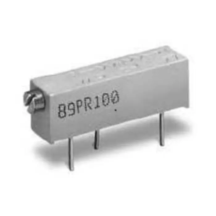 TT Electronics 500 Ω Through Hole Tri mmer Potentiometer 0.75W Side Adjust TT ElectronicsBI 89, 89PR500LFTB (Pack of 5)
