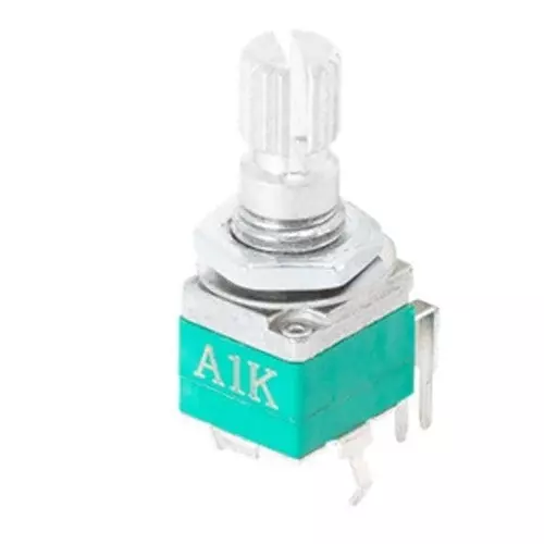 Same Sky Potentiometer PCB Mount Through Hole Termination 1 kOhms Resistance, PTN092-V01115K1A