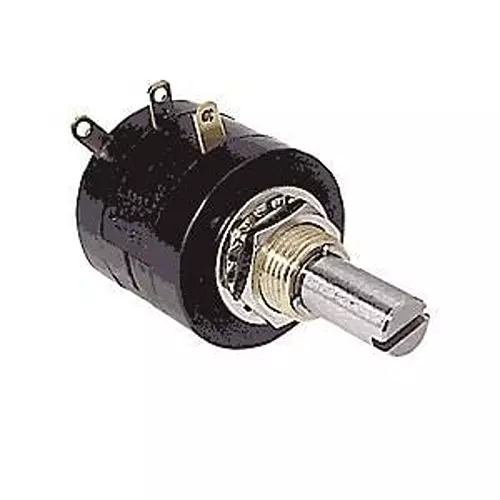 ETI SYSTEMS Precision Potentiometer Solder Lug Termination 50 kOhms Resistance, MW22B-10-50K