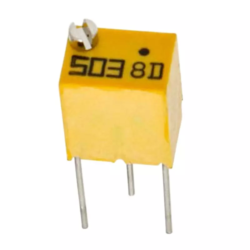 Nidek Trimmer Potentiometer up to 1000 mΩ (DC 500 V) Insulation Resistance, RJ-5EW 50KΩ(503)