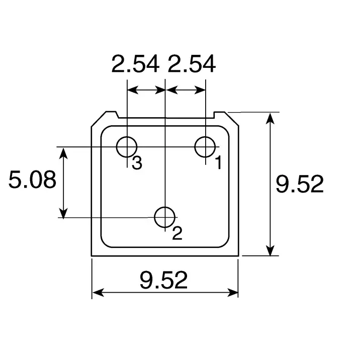 Vishay Through Hole Trimmer Potentiometer 500 mW Power 2 kΩ Resistance Pin Terminal, M63M202KB30T607