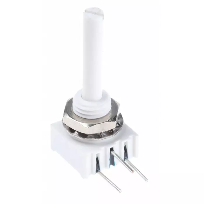 Vishay Panel Mount Rotary Potentiometer 500 mW Power 5 kΩ Resistance Pin Terminal, P10XXAI502KB30 (Pack of 100 Pcs)