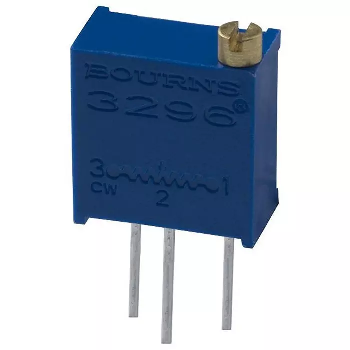 Bourns TRIMMER POTENTIOMETER, 10KOHM 12TURN THROUGH HOLE Model No - RJ26FW103