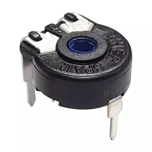 AMPHENOL PIHER SENSORS AND CONTROLS TRIMMER, 100K, 0.15W, 1TURN, PT10MV10-104A2020-S