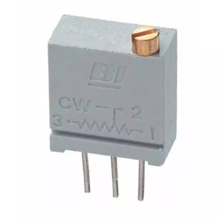 TT Electronics 20 kΩ Through Hole Tri mmer Potentiometer 0.5W Top Adjust TT ElectronicsBI 67, 67WR20KLF (Pack of 5)