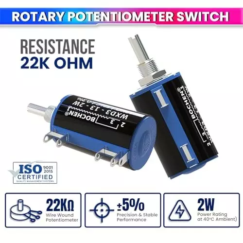 amicitech-rotary-potentiometer-13-mm-wire-wound-2-w-power-22-k-5-precision-adjustable-resistance-for-audio-electronics