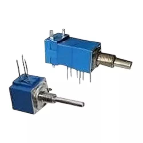 Bourns Potentiometer Panel Mount Through Hole Termination 2 Gang, 81A2A-B28-A15/A15L