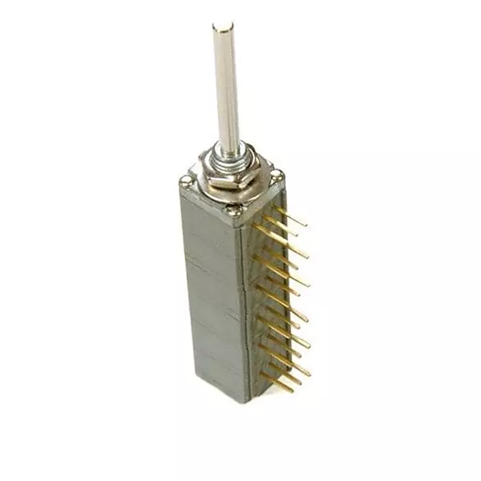 TT Electronics Potentiometer Panel Mount PC Pin Termination 10 kOhms Resistance, P260P-D1BF3CB10K