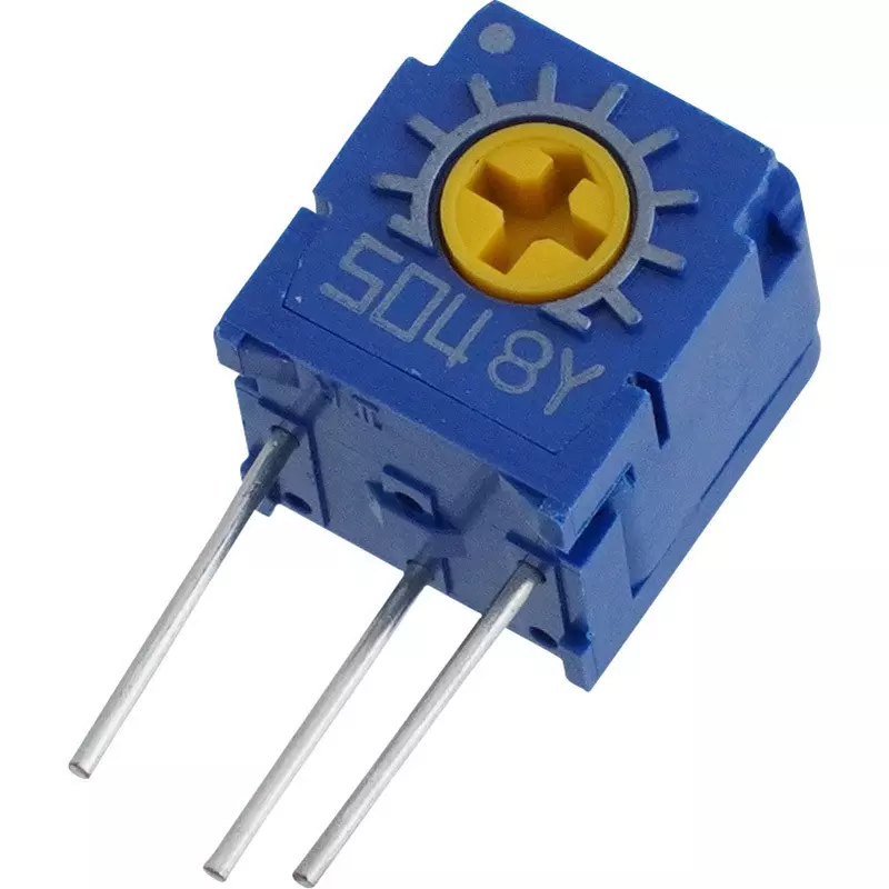 Nidek Trimmer Potentiometer up to 1000 mΩ (DC 500 V) Insulation Resistance, CT-6ES 500KΩ(504)