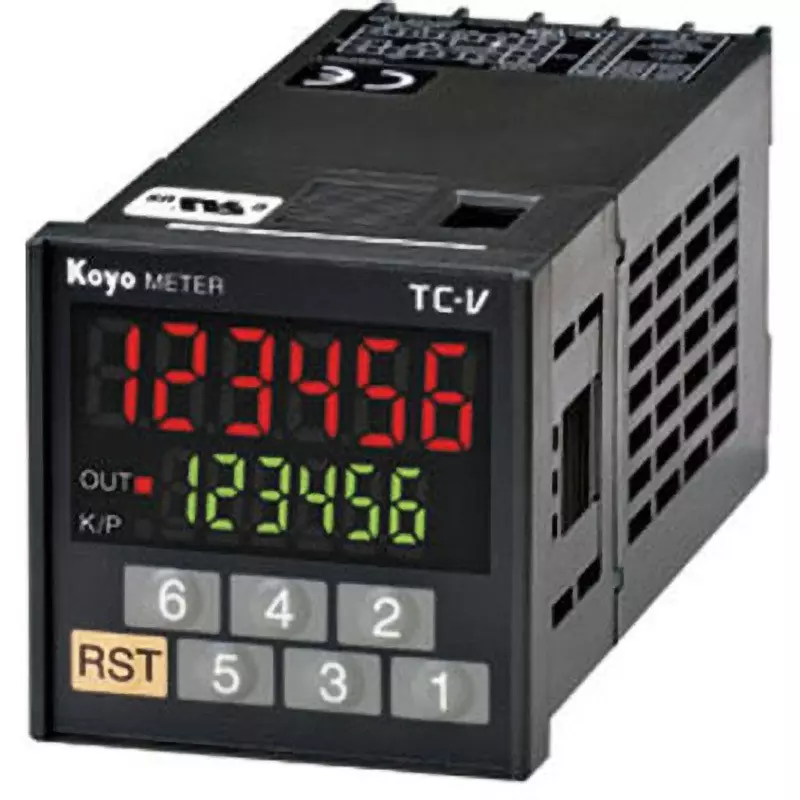 JTEKT Digital Tachometer AC 100 to 240 V Power Supply 10 to 999999 RPM (when prescale is 1) Range, TC-V6S