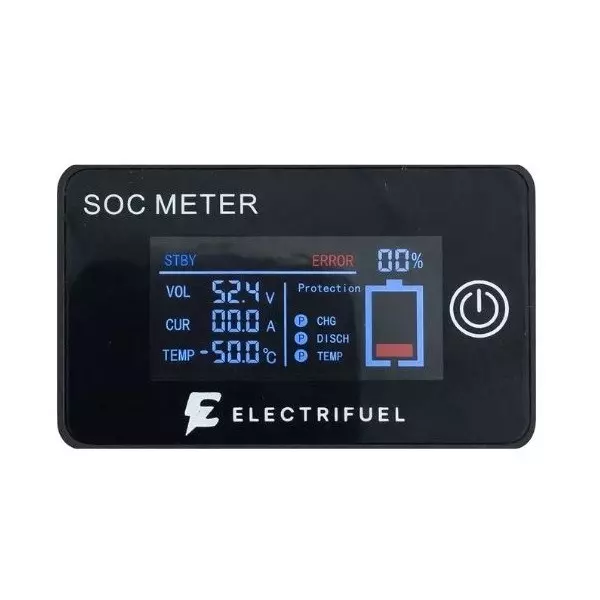 Electrifuel SOC Meter 5 V Operational Voltage UART Communication with LCD Display, EF_SOC_UART