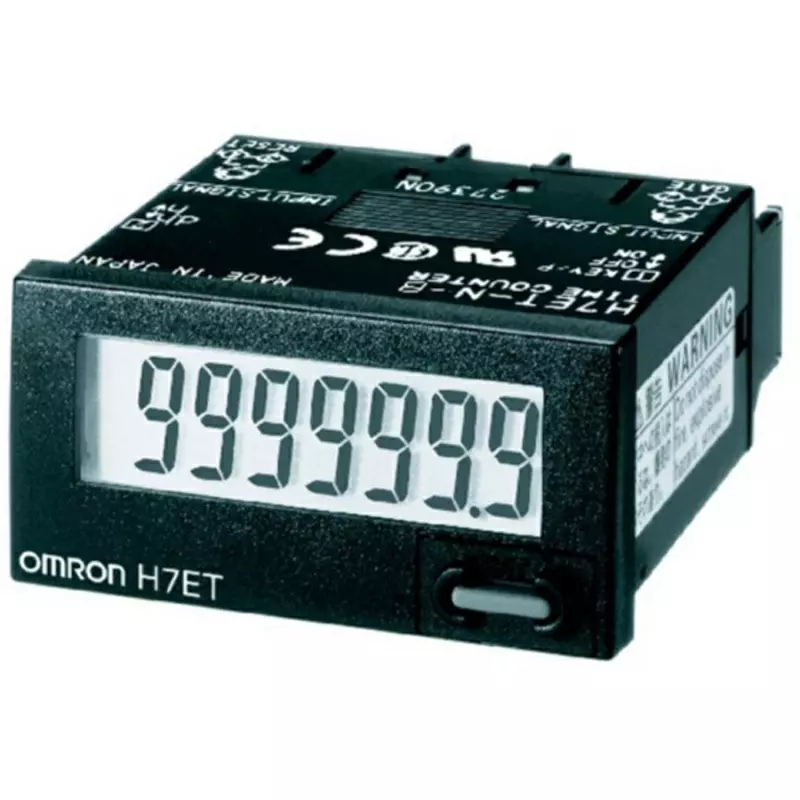 Omron Compact Time Counter Embedded Mounting, H7ET-NV-B