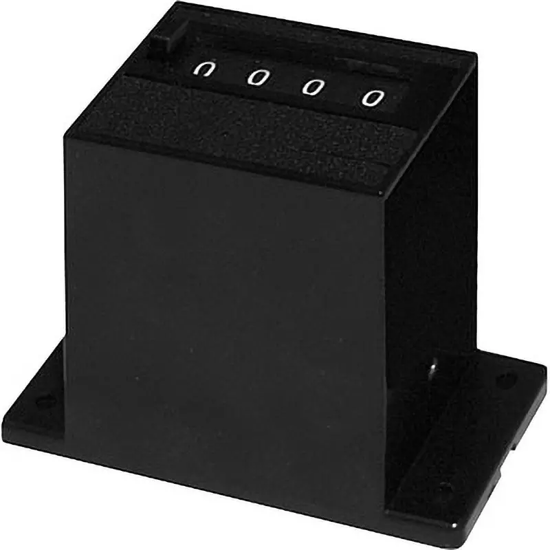 LINE SEIKI Electromagnetic Total Counter Base Mounting Screws Sign Type, MCR-4CN DC24V