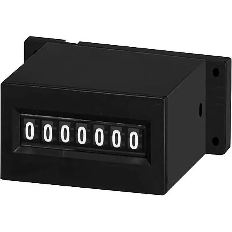 LINE SEIKI Electromagnetic Total Counter Base Mounting Screws Sign Type, MCU-7C DC24V