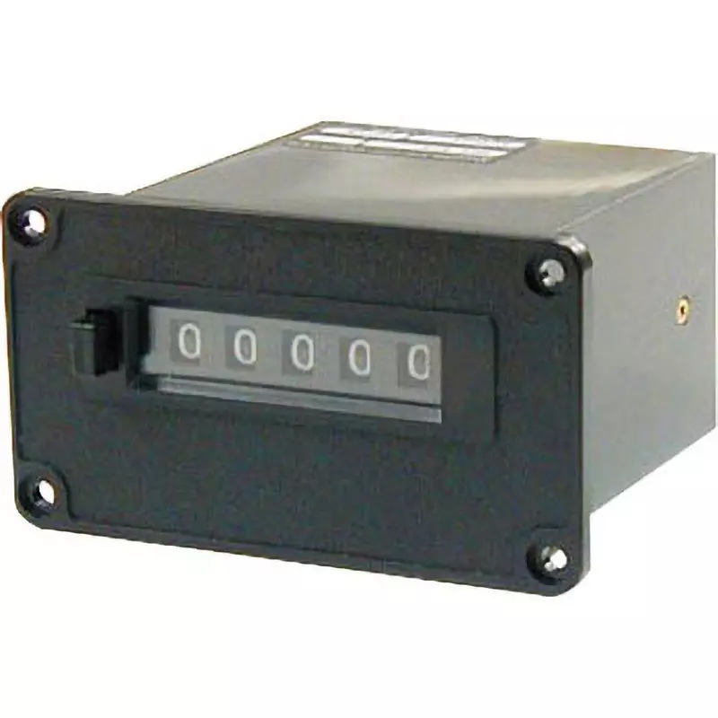 LINE SEIKI Electromagnetic Total Counter Panel Mounting Screws Sign Type, MCR-5PN DC24V