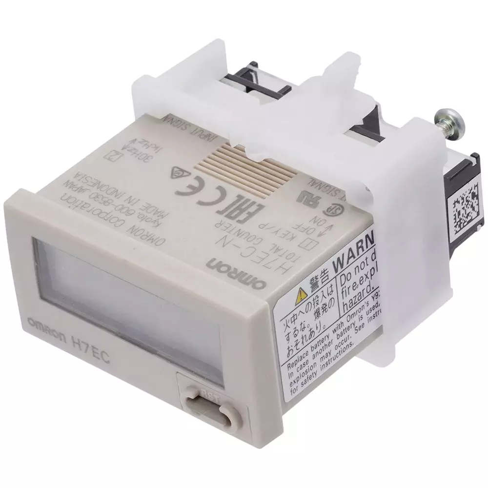Omron Total Counter 8 Digits 200m/s 2 6 directions 3 times each, H7EC-N