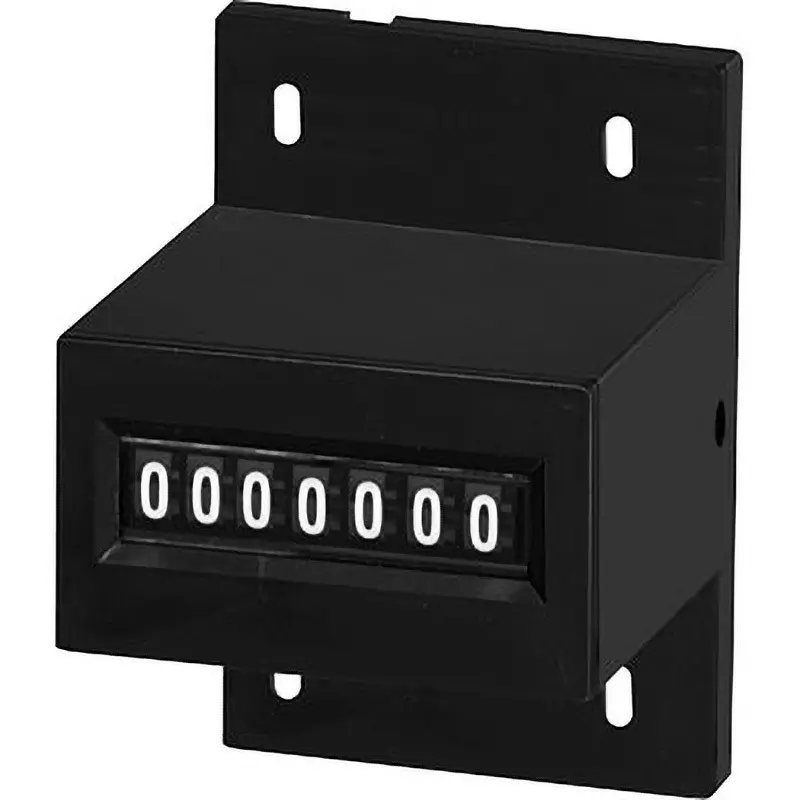 LINE SEIKI Electromagnetic Total Counter Base Mounting Screws Sign Type, MCU-7CY AC200V