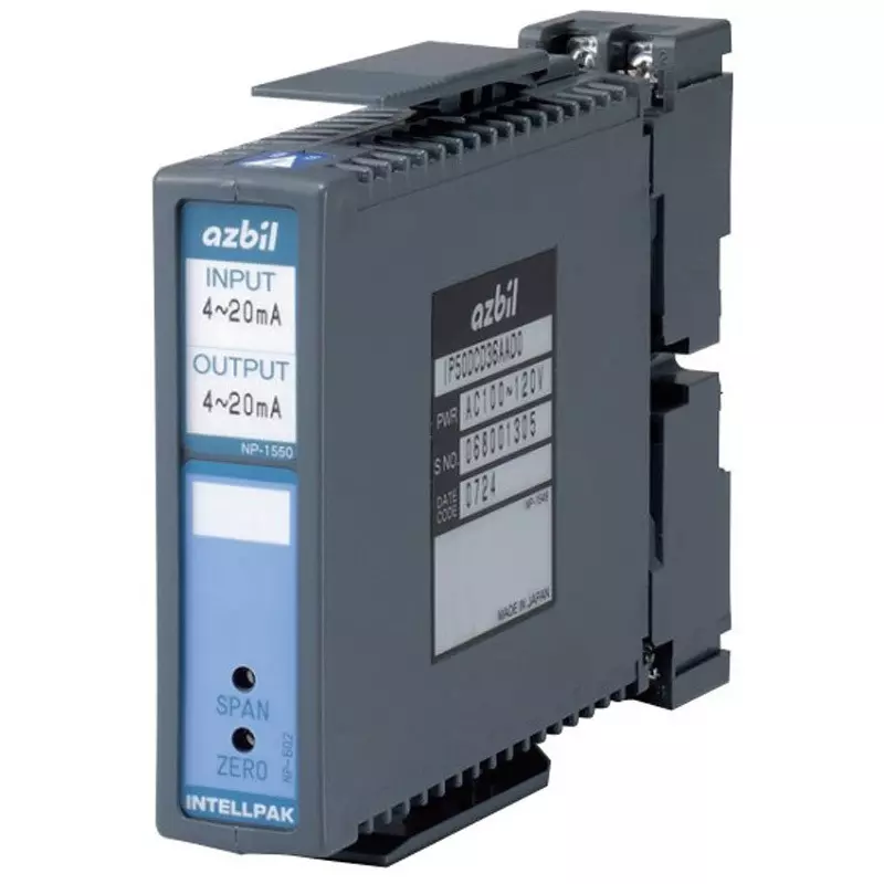 Azbil Intel Pack DC Converter AC 100/110/120 V (50/60 Hz) Power Supply Voltage, IP50DCD15AAD0
