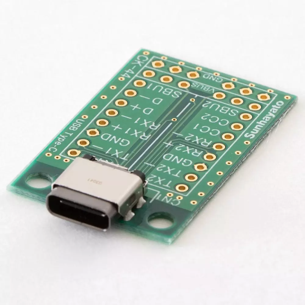 Sunhayato Connector Conversion Board Through hole, resist treatment Finish Type, CK-44