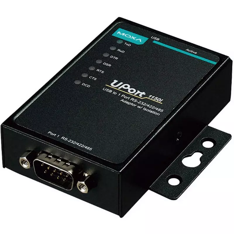 MOXA Industrial USB Serial Converter RS-422/485：1 No. of Port, UPORT 1150I