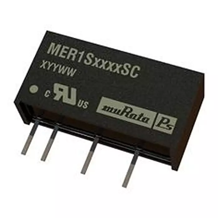 MURATA POWER SOLUTIONS Converter, Dc/Dc, 1 W, 24 To 12V, MER1S2412SC