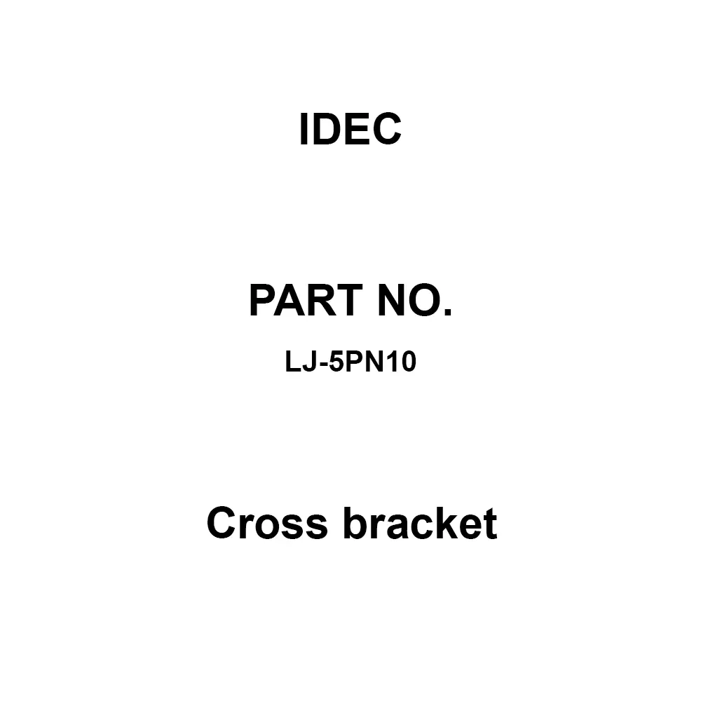 IDEC Cross Bracket Transition Bracket for SLD48 type, LJ-5PN10 (Pack of 10 Pcs)