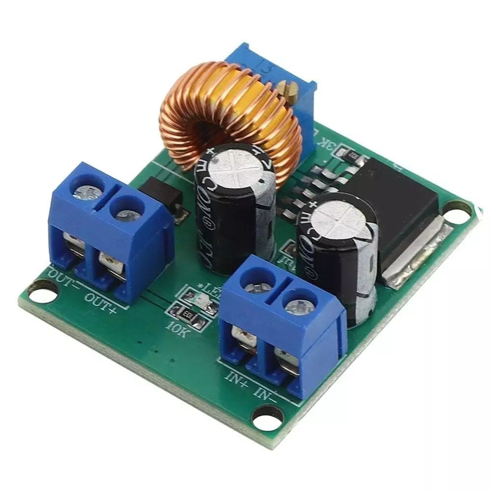 Invento DC-DC Step-up Boost Buck Converter 3-35 V Input & 4-40 V Adjustable Output Voltage, LM2587
