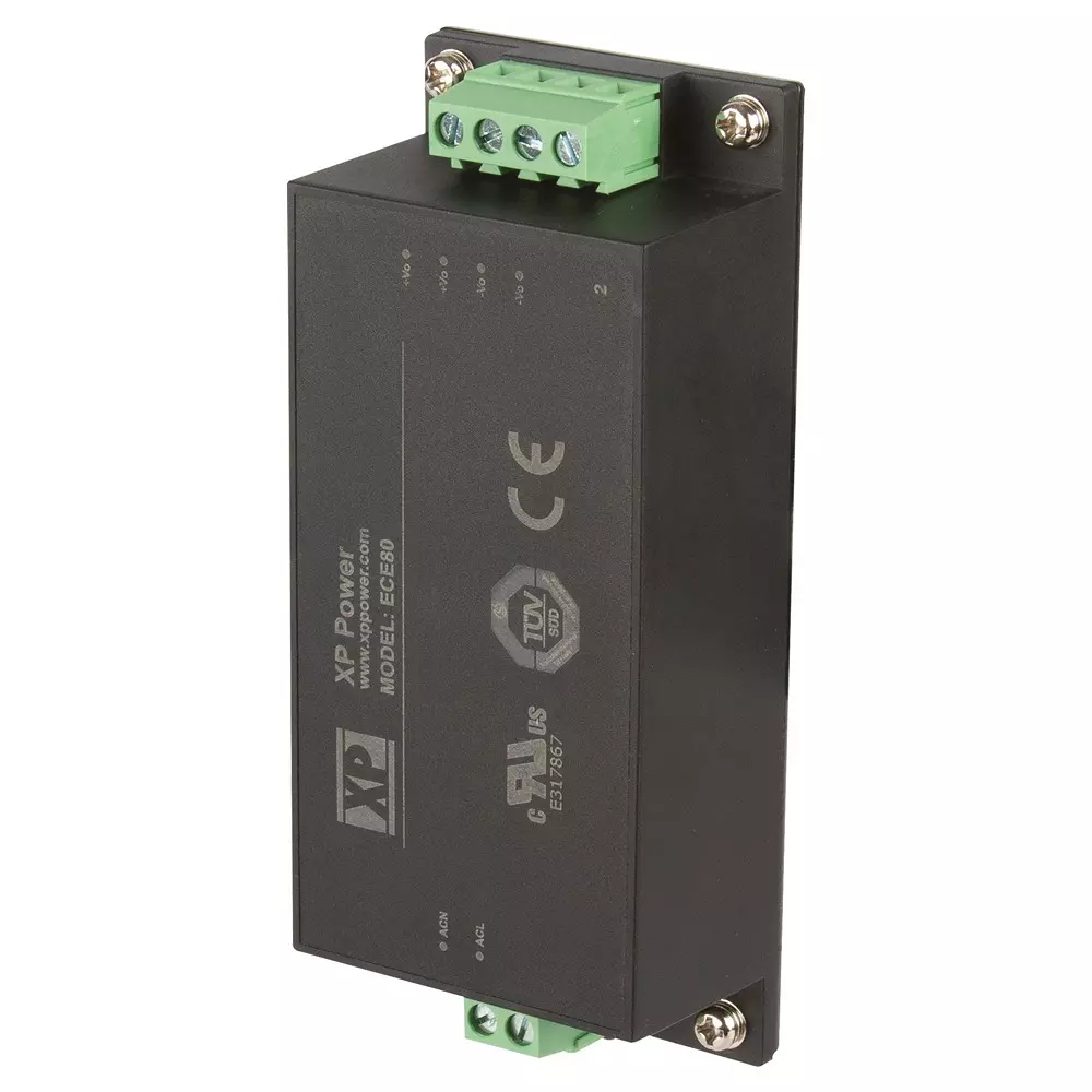 XP POWER Power Supply, AC-DC, 24V, 3.33A, ECE80US24-SD