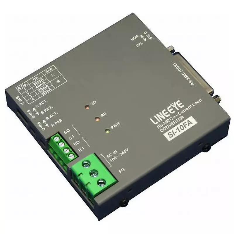 LINE EYE Interface Converter 5 W Maximum Power Consumption Maximum 19200 bps Communication Speed 2000 VAC for, SI-10FA