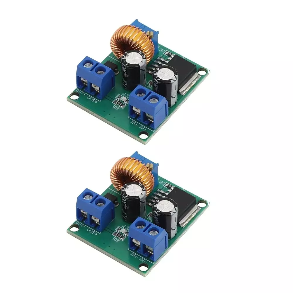 Invento DC-DC Step-up Boost Buck Converter 3-35 V Input & 4-40 V Adjustable Output Voltage, LM2587 (Pack of 2 Pcs)
