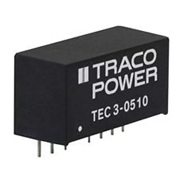 TRACO POWER Dc-Dc Converter, 24 V, 0.125A, TEC 3-2415