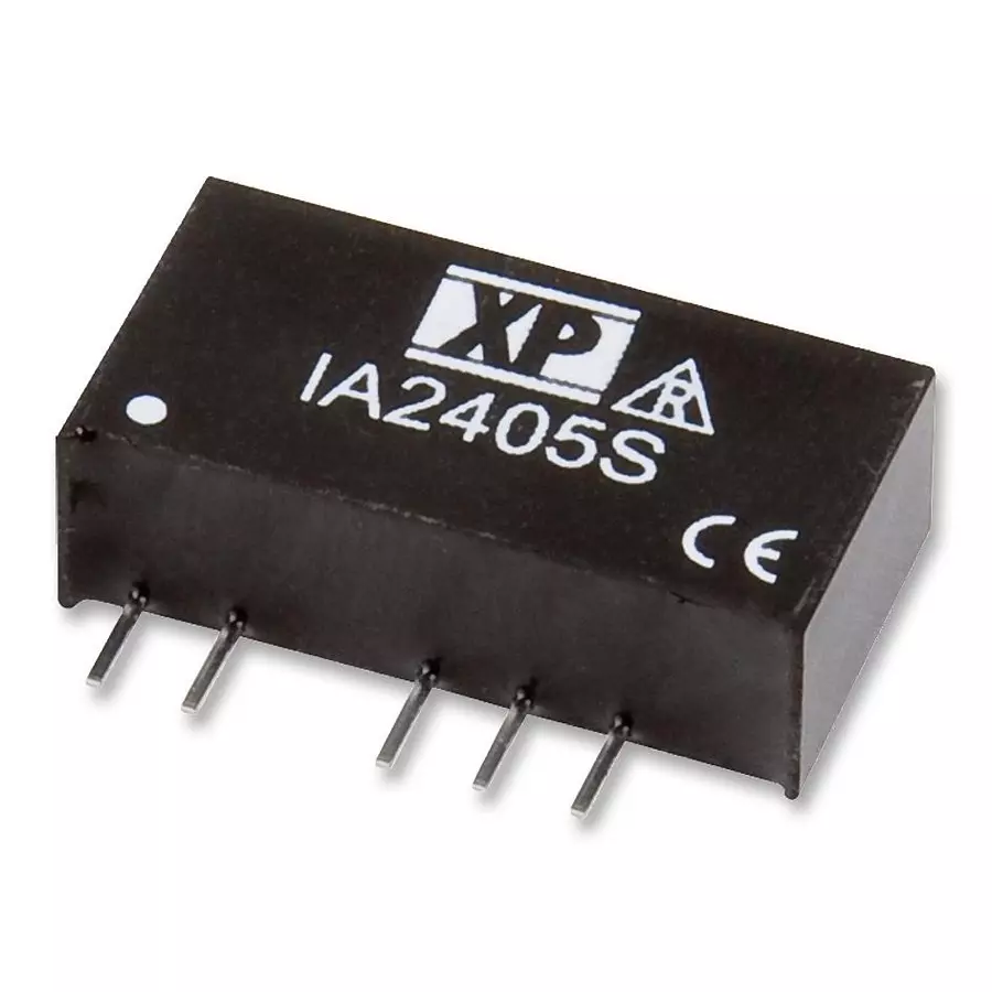 XP POWER Dc/Dc Converter, +/-0.151A, +/-3.3 V, 1W, IA2403S
