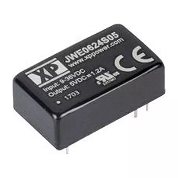 XP POWER Dc-Dc Converter, 3.3 V, 5.5A, JWE0624S3V3