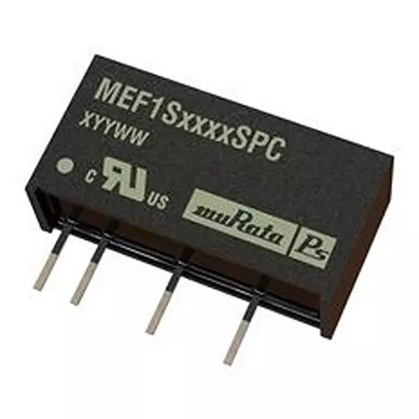 MURATA POWER SOLUTIONS Dc-Dc Con V, Iso Pol, 1O/P, 1 W, 5V, MEF1S0505SPC
