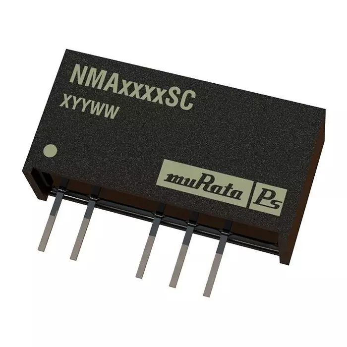 MURATA POWER SOLUTIONS Converter, Dc/Dc, Sil, 1 W, +/-9V, NMA1209SC