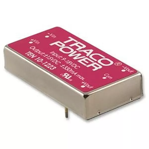 TRACO POWER Dc-Dc Con V, Iso Pol, 1 O/P, 0.415A, 24V, TEN 10-2415