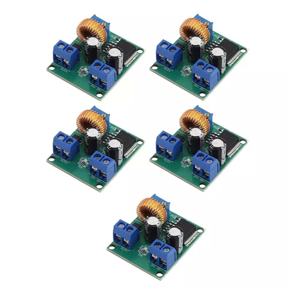 Invento DC-DC Step-up Boost Buck Converter 3-35 V Input & 4-40 V Adjustable Output Voltage, LM2587 (Pack of 5 Pcs)
