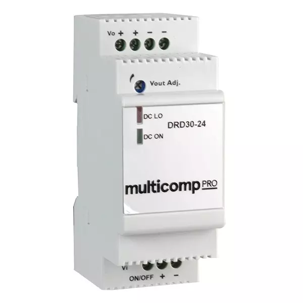MULTICOMP PRO Dc-Dc Converter 1.5 kV Isolation Voltage ITE Power Supply Applications 30 W Output Max, MP-DRD30-24