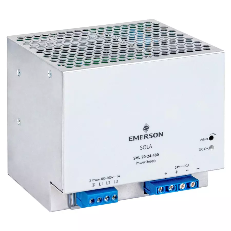 SOLAHD Power Supply, Ac-Dc, 24V, 20A, SVL2024480