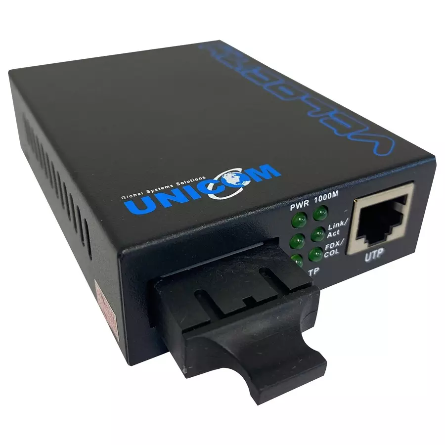 UNICOM Gigabit Enet Conv, Single Mode, Dual Sc, GEP-5401TF-C