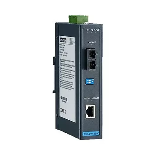 ADVANTECH MEDIA CONV, GIGA ETHERNET-1000BASESX, EKI-2741SX-BE