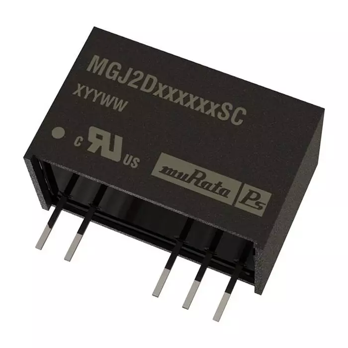 MURATA POWER SOLUTIONS Dc/Dc Con V, 2 W, 15V/-8.7 V, 0.08A/0.04A, MGJ2D151509SC