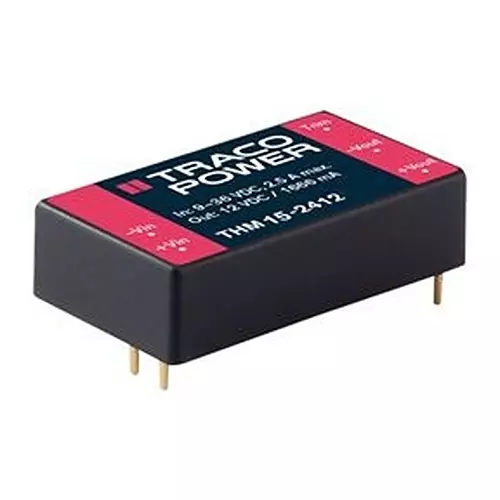 TRACO POWER Dc-Dc Converter, Medical, 24 V, 0.625A, THM 15-2415
