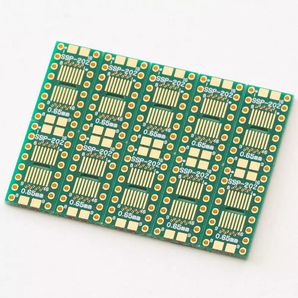 Sunhayato Sop Pitch Conversion Board 0.5, 0.65 mm Cell Spacing Through-holeType, SSP-202