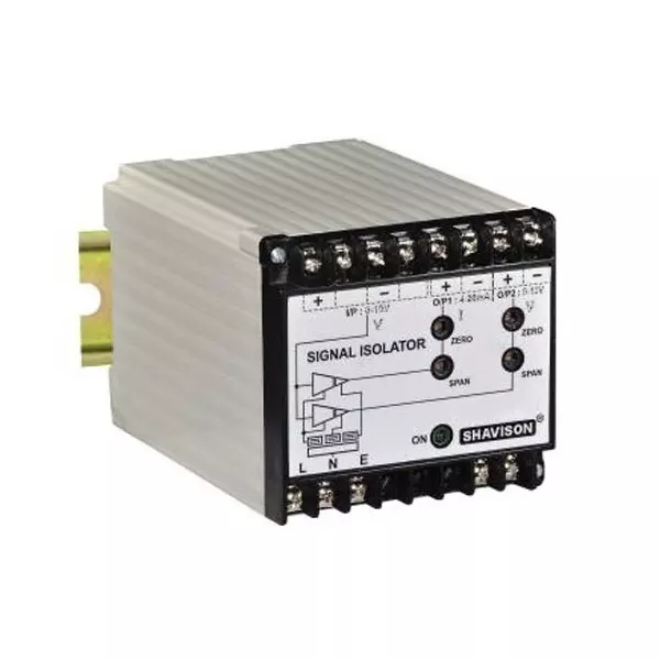Shavison Dual Output Analog Signal Converter 4 - 20 mA Output 1, 4 - 20 mA Output 2 90 ~ 270 V AC (Range), AS845-333