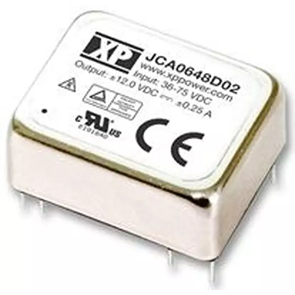 XP POWER Converter, Dc/Dc, 1O/P, 6 W, 5V, JCA0624S05