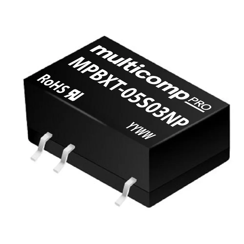 MULTICOMP PRO Dc-Dc Converter 1.5 kV Isolation Voltage ITE & Industrial Power Supply Applications, MPBXT-15S15NP