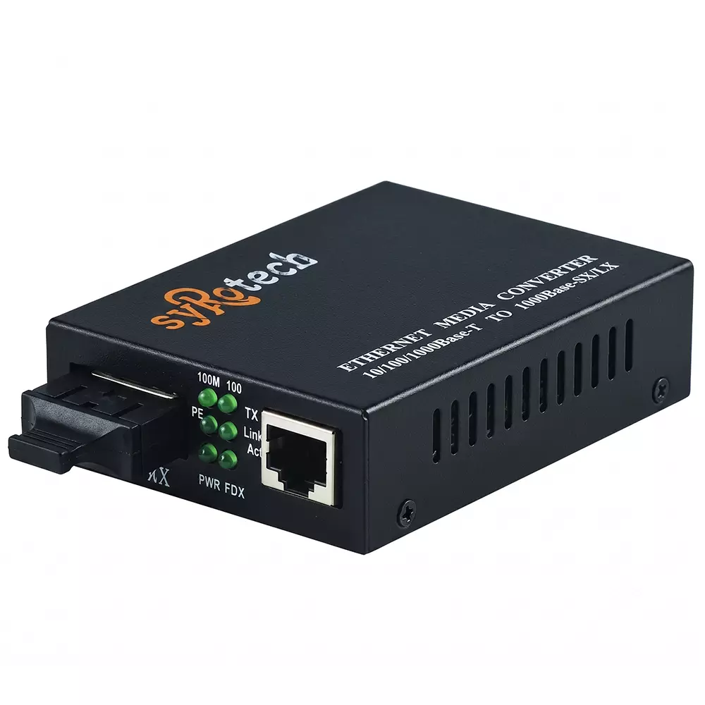 Syrotech 10/100 Multimode Media Converter Fiber, RJ-45 Connector Type