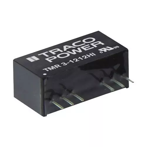 TRACO POWER Dc-Dc Converter, 5 V, 0.6A, TMR 3-1211HI